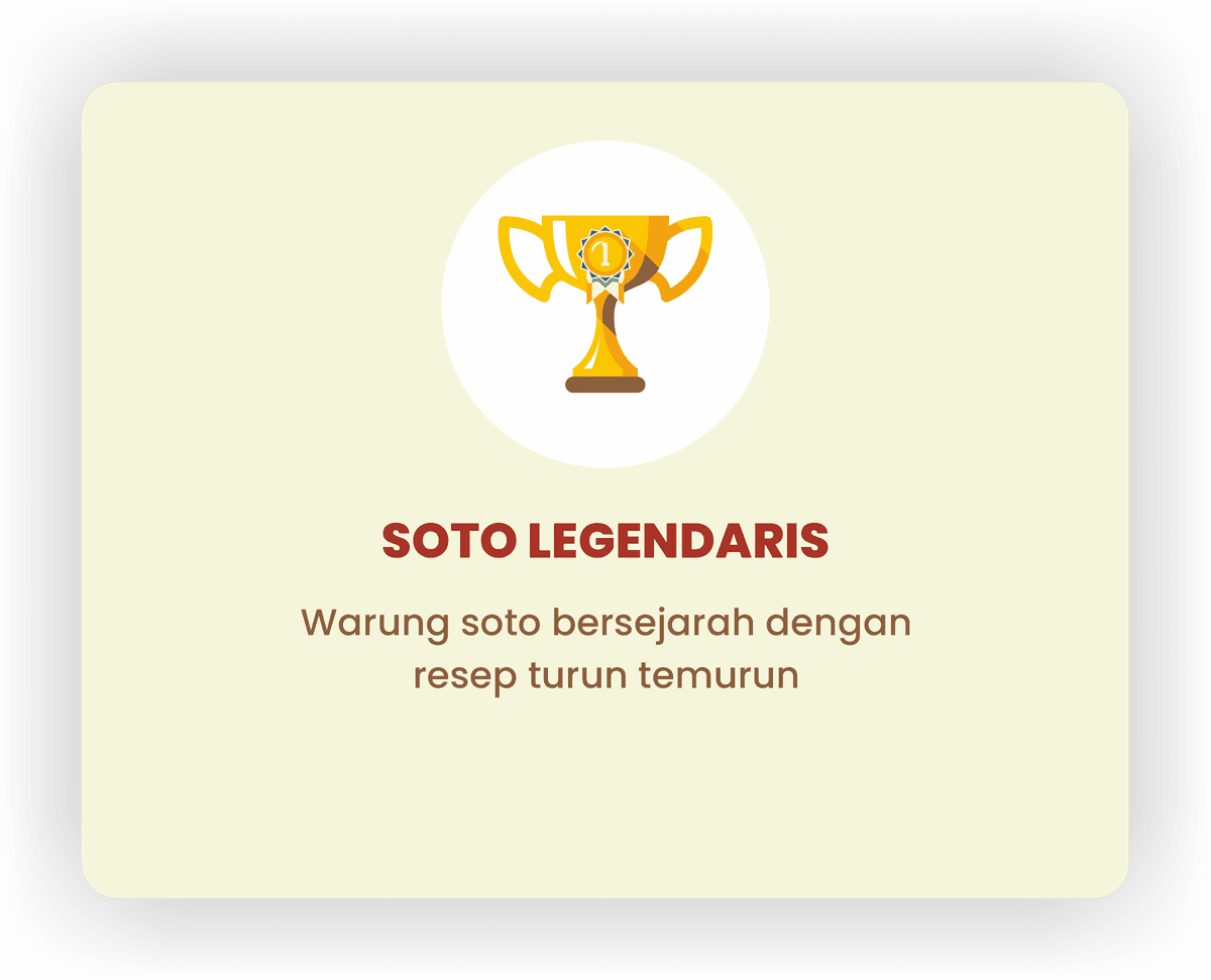 Soto Legendaris - Warung soto bersejarah dengan resep turun temurun